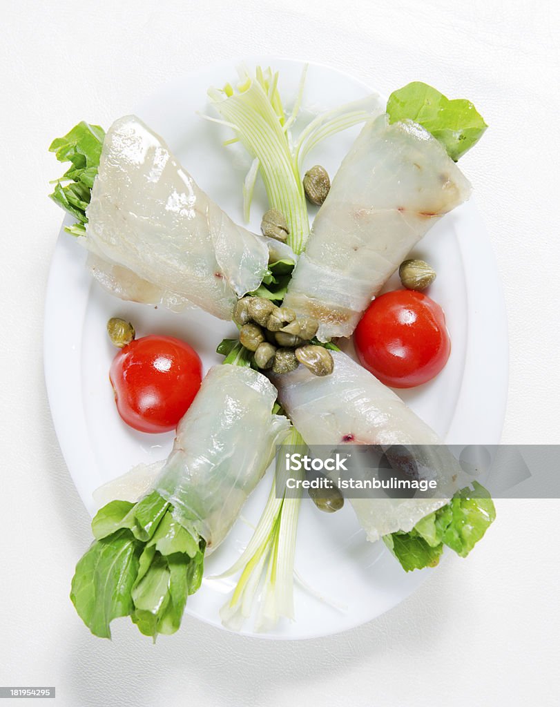Delicioso prato de frutos do mar - Foto de stock de Alimentação Saudável royalty-free
