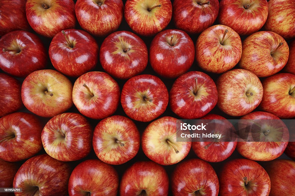 Un sacco di mele rosse - Foto stock royalty-free di Alimentazione sana