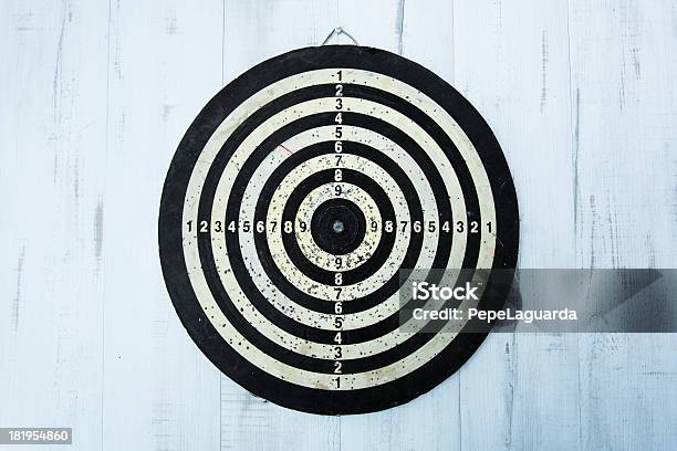 Old Used Bulls Eye Stock Photo - Download Image Now - Accuracy, Adversity, Aspirations