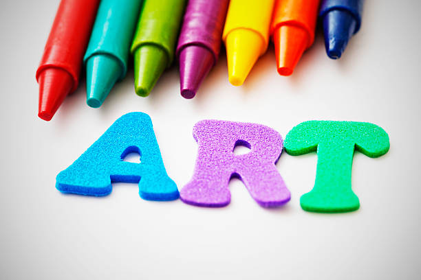 istock All ready for an ART lesson with colorful crayons 181955121