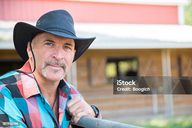 Rancher On The Farm Stock Photo - Download Image Now - Adult, Adults Only, American Culture