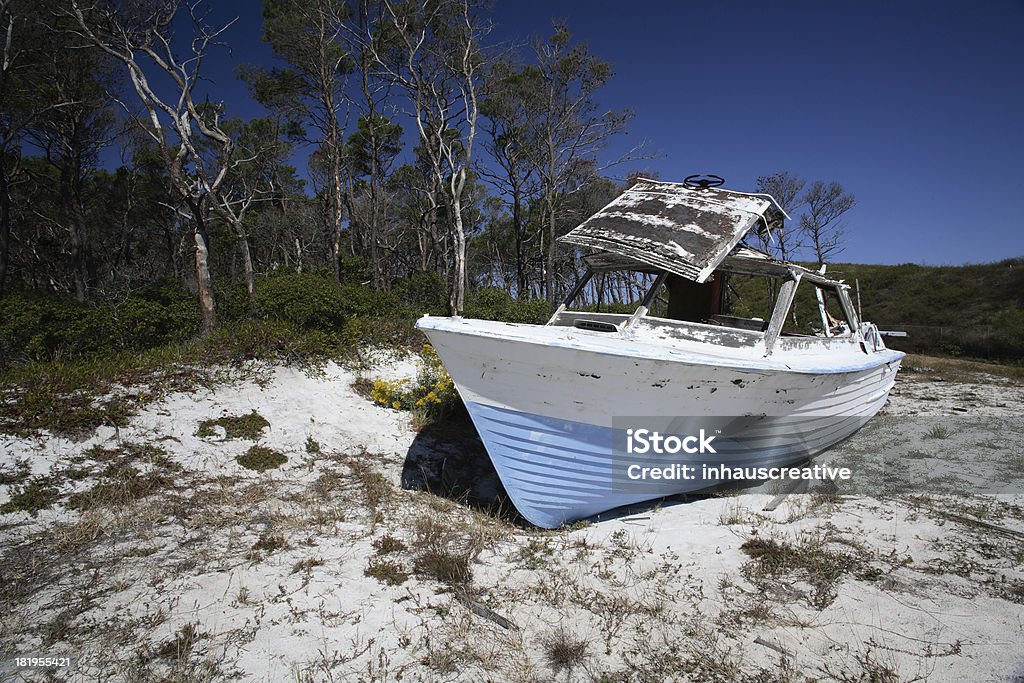 Furacão barco Destroços - Royalty-free Condições meteorológicas extremas Foto de stock