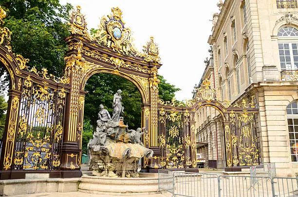 "Golden gate at Stanislas square in Nancy, Lorraine, France"