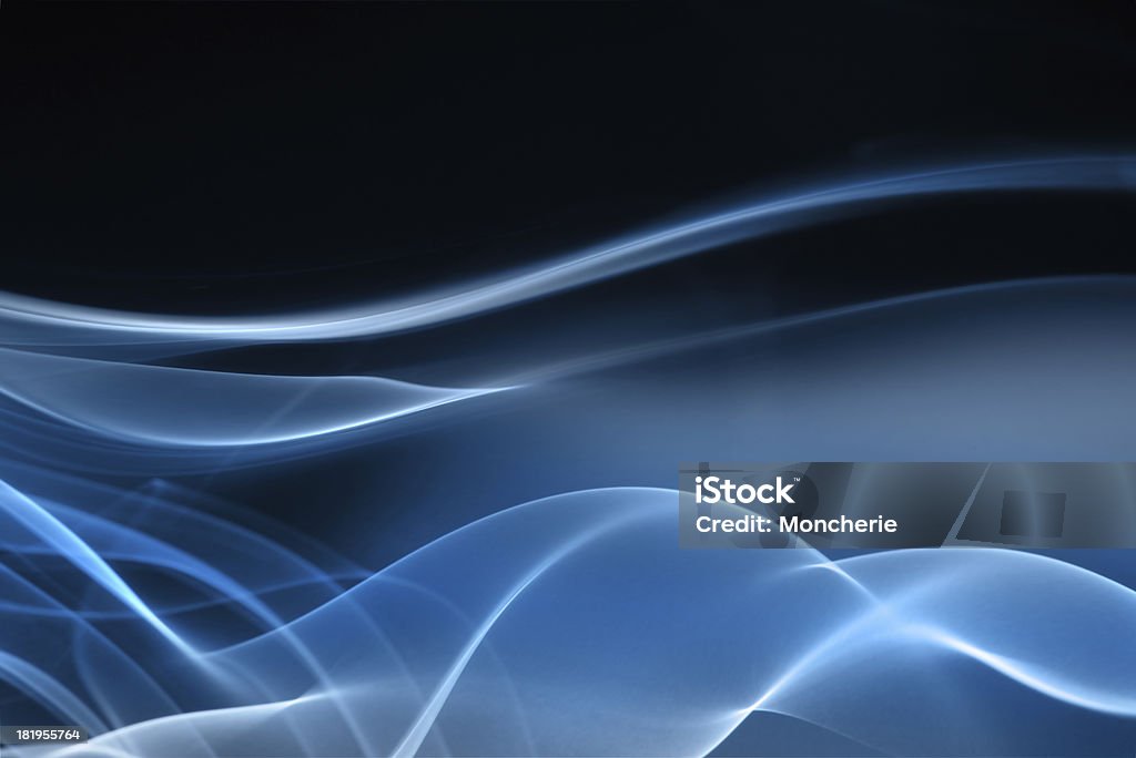 Humo abstracto en azul - Foto de stock de Abstracto libre de derechos