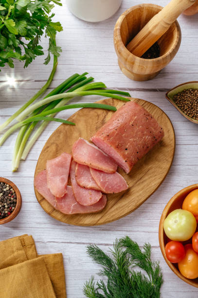 istock pork delicatessen meat with spices cut on a wooden board 1819558461