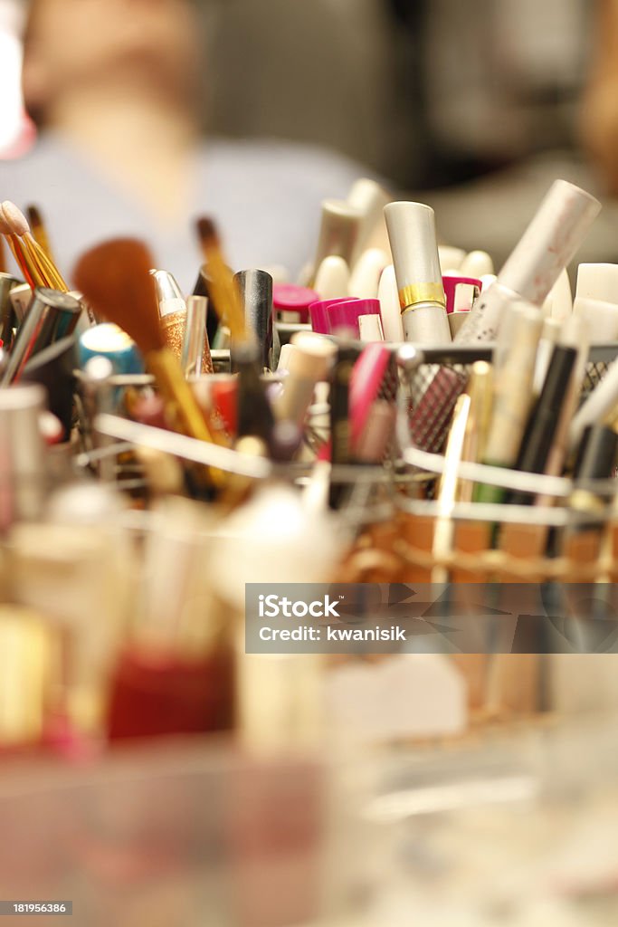 Vários maquiagem e produtos cosméticos - Foto de stock de Acessório royalty-free