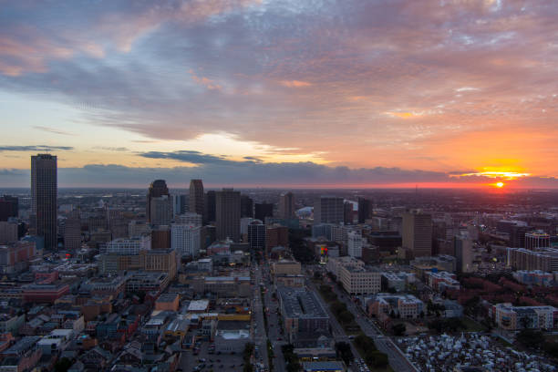 istock Downtown New Orleans, Louisiana at sunset 1819570236