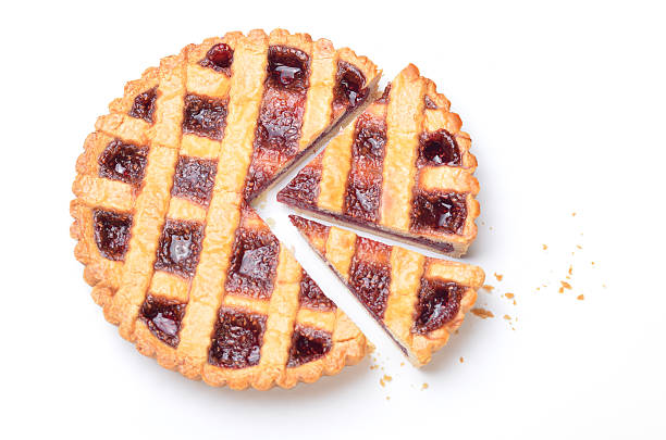 Raspberry Pie stock photo