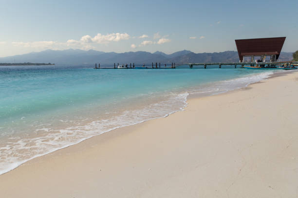 istock Gili Meno Harbour and clear sandy beach, Indonesia 1819577165