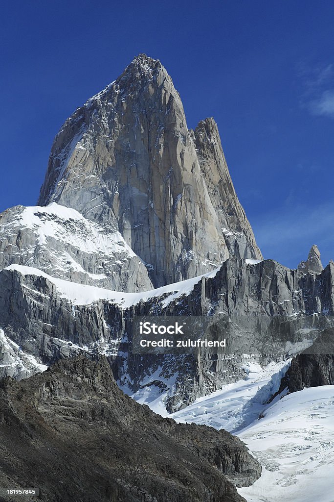 Mount Fitz Roy in Patagonien - Lizenzfrei Berg Cerro Fitzroy Stock-Foto