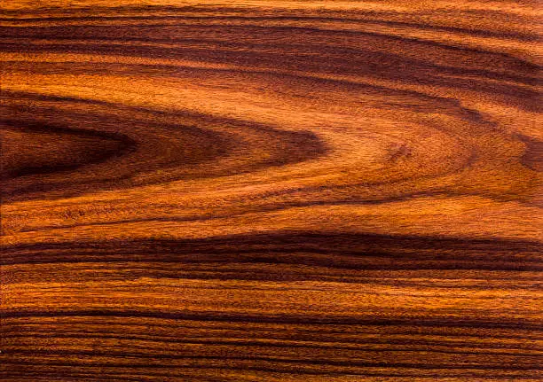 Polished Rosewood Santos flat cut wood grain texture. Natural finish, with great care taken with white balance to preserve the original colors.