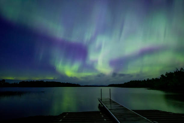 istock Northern Lights over Minnesota Fall Lake Wilderness Near Ely 1819582999