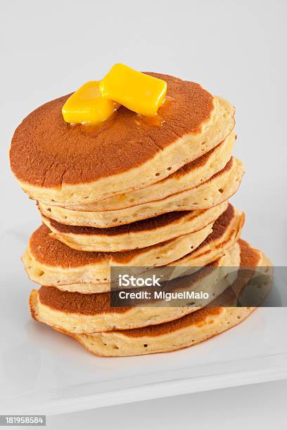 Foto de Panqueca e mais fotos de stock de Café da manhã - Café da manhã, Carboidrato - Comida, Comida