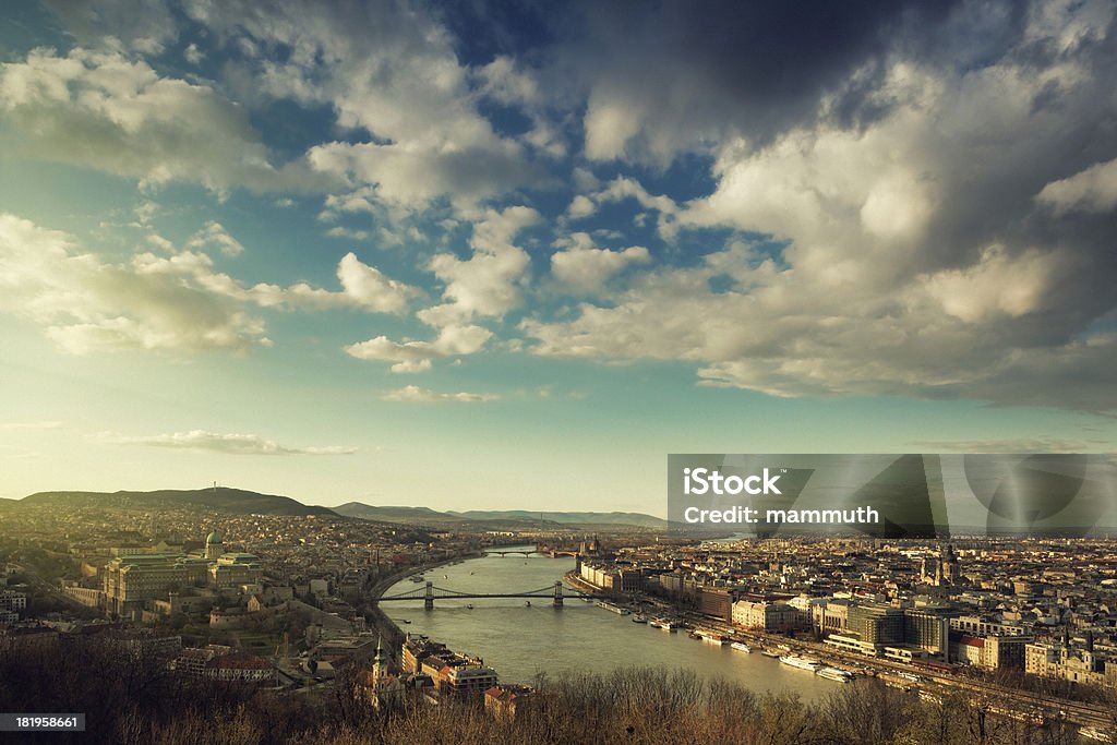 Budapeste Vista da Cidade - Royalty-free Ao Ar Livre Foto de stock