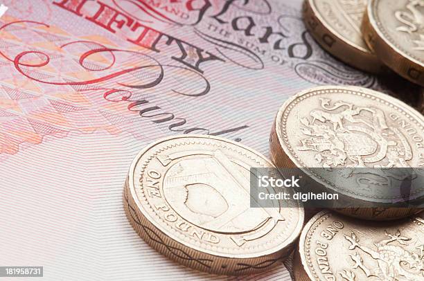 Serie Moneda Británica Foto de stock y más banco de imágenes de Banco de Inglaterra - Banco de Inglaterra, Abundancia, Accesorio financiero