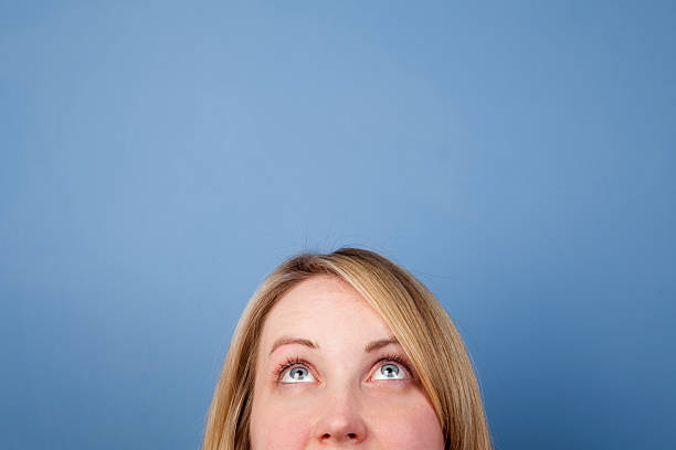 istock Female against blue background 181959222