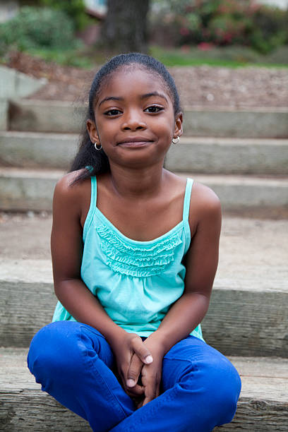 istock Five year old African American girl 181961099