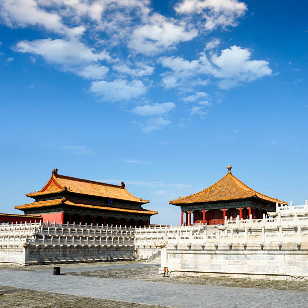 zakazane miasto - beijing temple of heaven temple door zdjęcia i obrazy z banku zdjęć