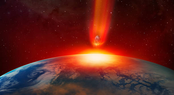istock Attack of the asteroid on the Earth 1819644523