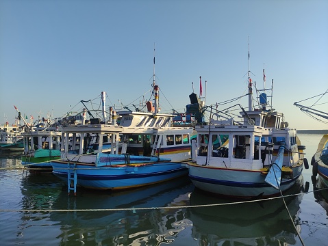 Cheung Chau Island, New Territories, Hong Kong with boats