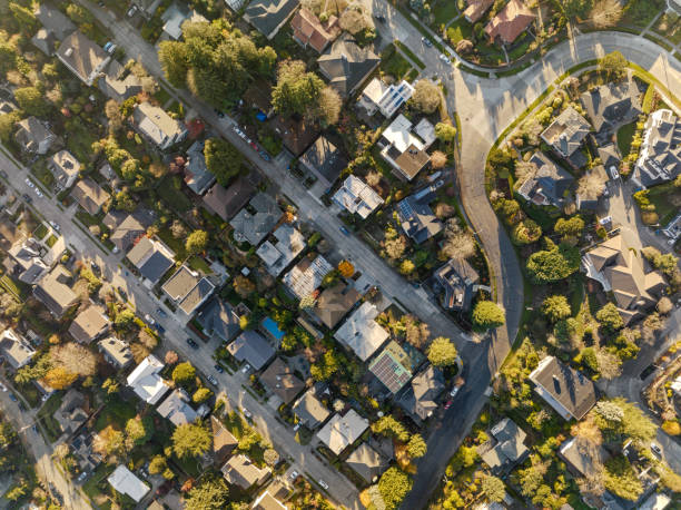istock Solar Panels On City Houses 1819667800