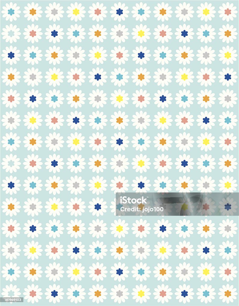 スイートのデイジー Dotty 花の繰り返し - 小さいのロイヤリティフリーベクトルアート