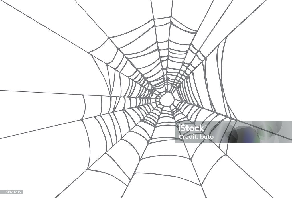 Spiderweb Spiderweb covering center of image Spider Web stock vector
