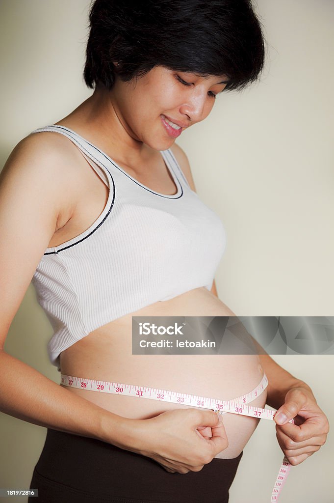 Overweight measuring Activity Stock Photo