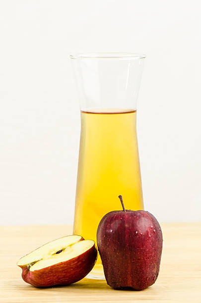 Apple juice stock photo