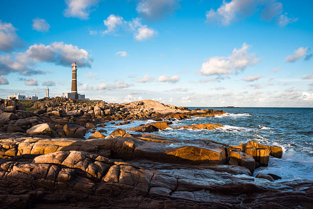 Lighthouse in Cabo Polonio Lighthouse in Cabo Polonio, Rocha, Uruguay cabo polonio stock pictures, royalty-free photos & images