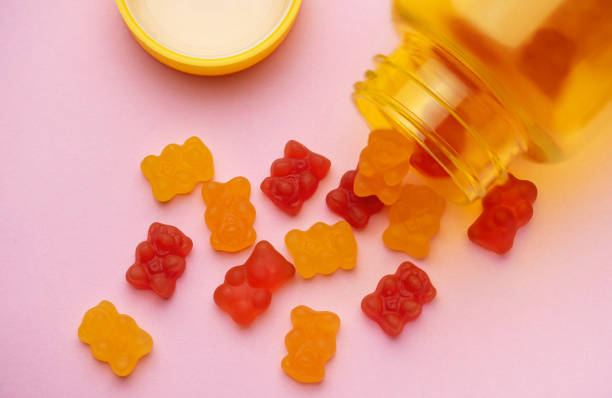 istock Vitamins for children,   jelly gummy bears candy 1819809927