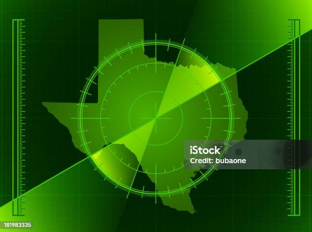 グリーンレーダースクリーンテキサス州のマップ - テキサス州のベクターアート素材や画像を多数ご用意 - テキサス州, テクノロジー, 地図