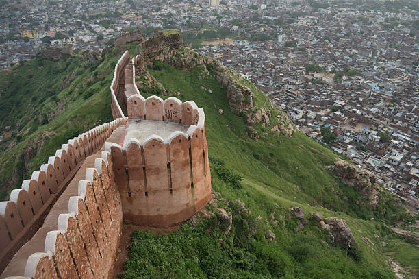 istock Wall of Jaipur city 181987810
