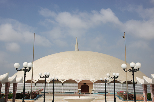 Tooba Mosque in the center of Karachi, Pakistan