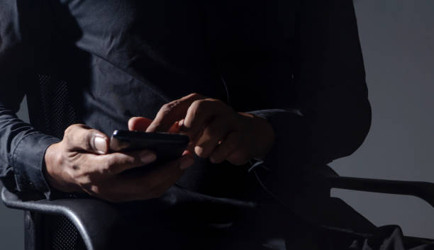 istock Business man with smartphone mobile online social network 1819883874