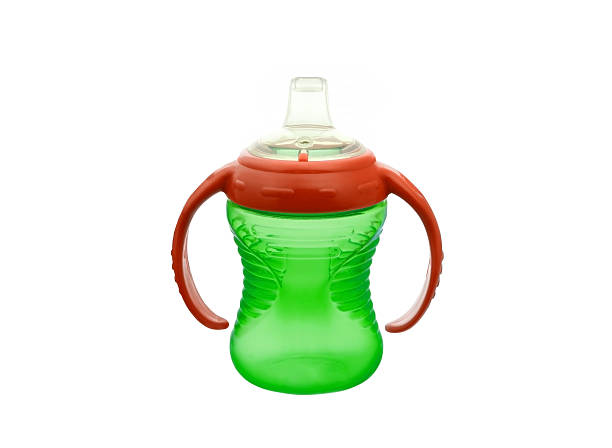 istock children's milk on a white background 181990492