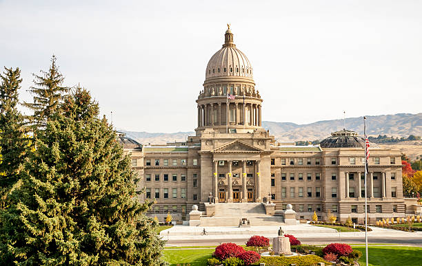 istock Idaho state capital building in the autumn 181991693