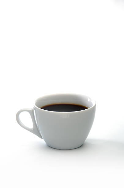 istock Cup of coffee isolated on background 181992075