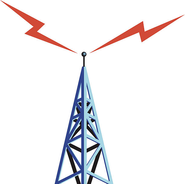 illustrations, cliparts, dessins animés et icônes de tour de la radio - television tower flash