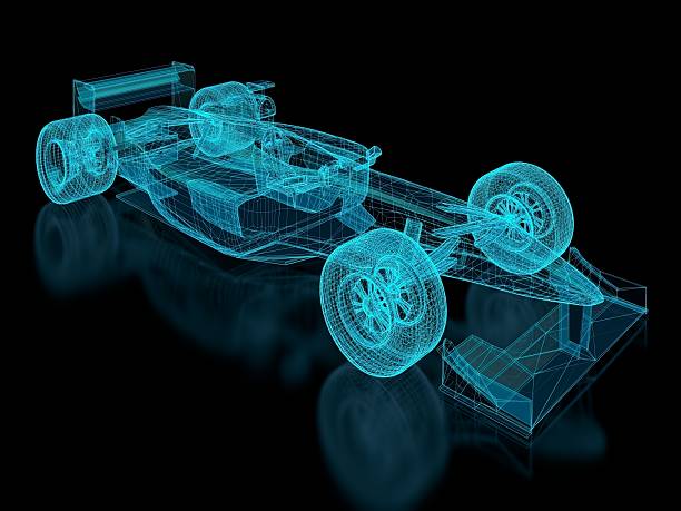 istock open-wheel single-seater racing car Mesh 181992218