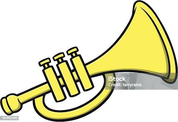 Музыкальная Труба — стоковая векторная графика и другие изображения на тему Музыкальная труба - Музыкальная труба, Комикс, Векторная графика