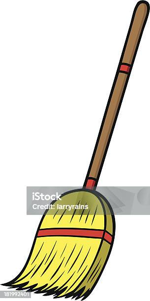 Ilustración de Escoba y más Vectores Libres de Derechos de Barrer - Barrer, Conceptos, Escoba