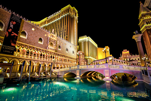 The Venetian Las Vegas is a luxury hotel and casino resort located on the Las Vegas Strip in Paradise, Nevada, United States.