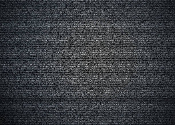TV Static - White Noise Black and white noise on a TV sreen with no signal, also called TV snow. television static stock pictures, royalty-free photos & images