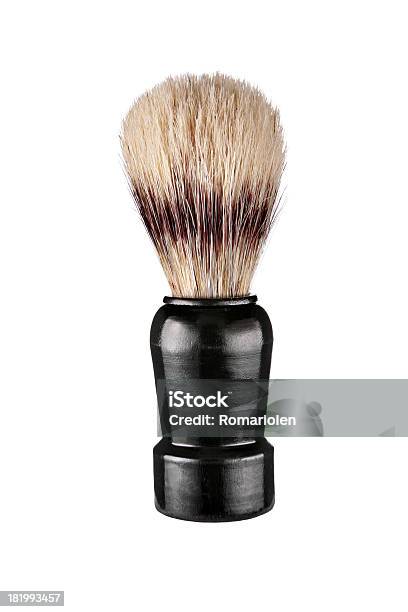 Shaving Brush Stock Photo - Download Image Now - Shaving Brush, Badger, White Background