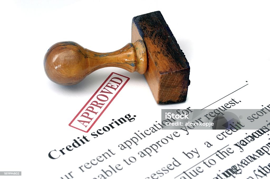 Punteggio di credito - Foto stock royalty-free di Affari