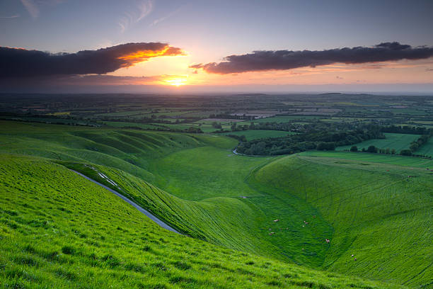 el gerente de uffington - oxfordshire fotografías e imágenes de stock