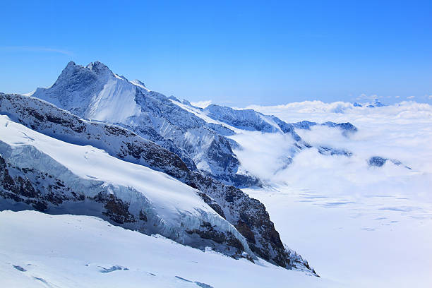 istock Alpine Alps mountain landscape at Jungfraujoch 181995678