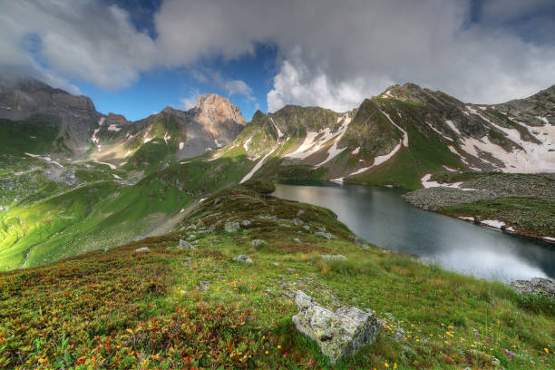 istock Beautiful lake in a mountain valley. 1819960536