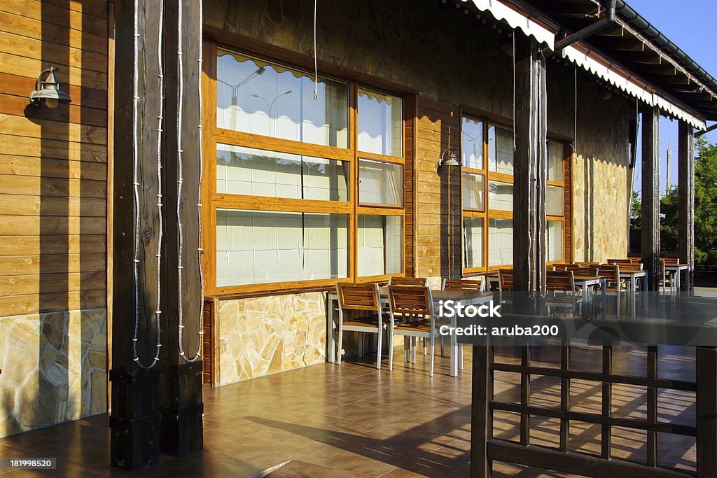 Terraço de verão. - Foto de stock de Armação de Construção royalty-free